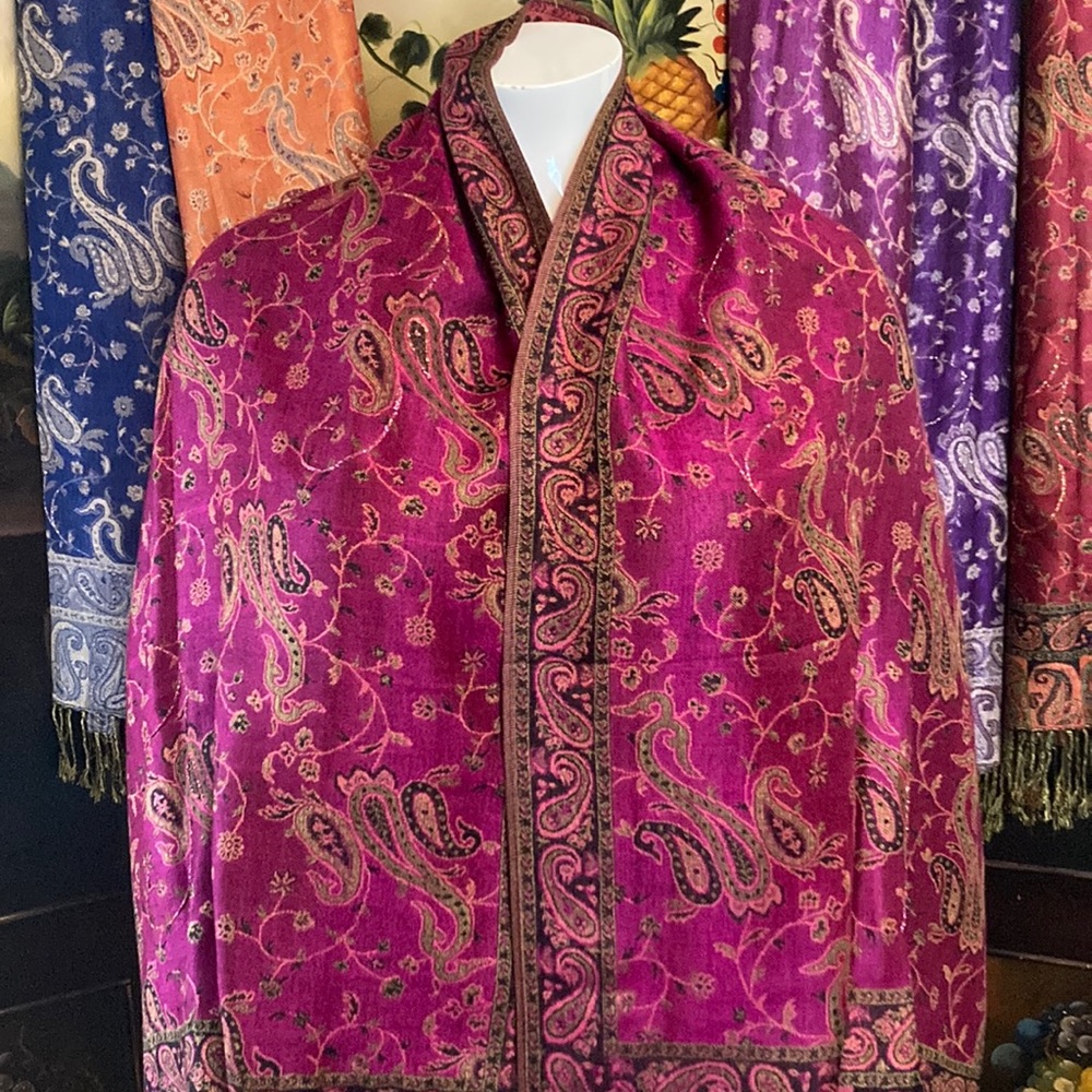 New imported Magenta Diva Pashmina!
